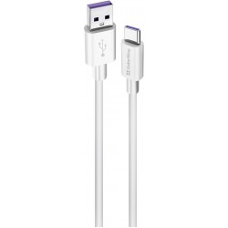 Кабель USB <-> USB 3.1 Type C, ColorWay, White, 1 м, 5.0A (CW-CBUC019-WH) Кабель USB <-> USB 3.1 Type C, ColorWay, White, 1 м, 5.0A (CW-CBUC019-WH)